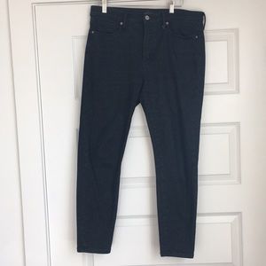Banana Republic mid rise skinny jeans, Size 32, with shimmer in the denim!